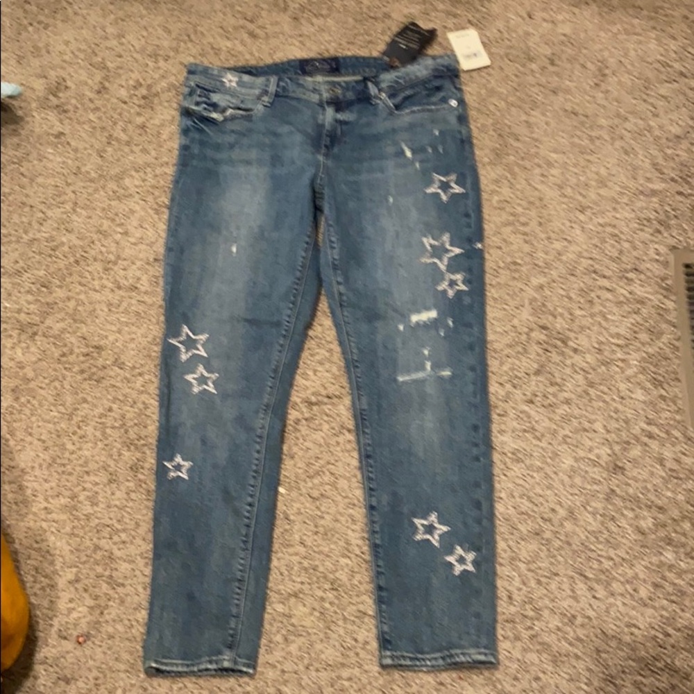 Stella Skinny Lucky brand jeans.Slim fit-low rise